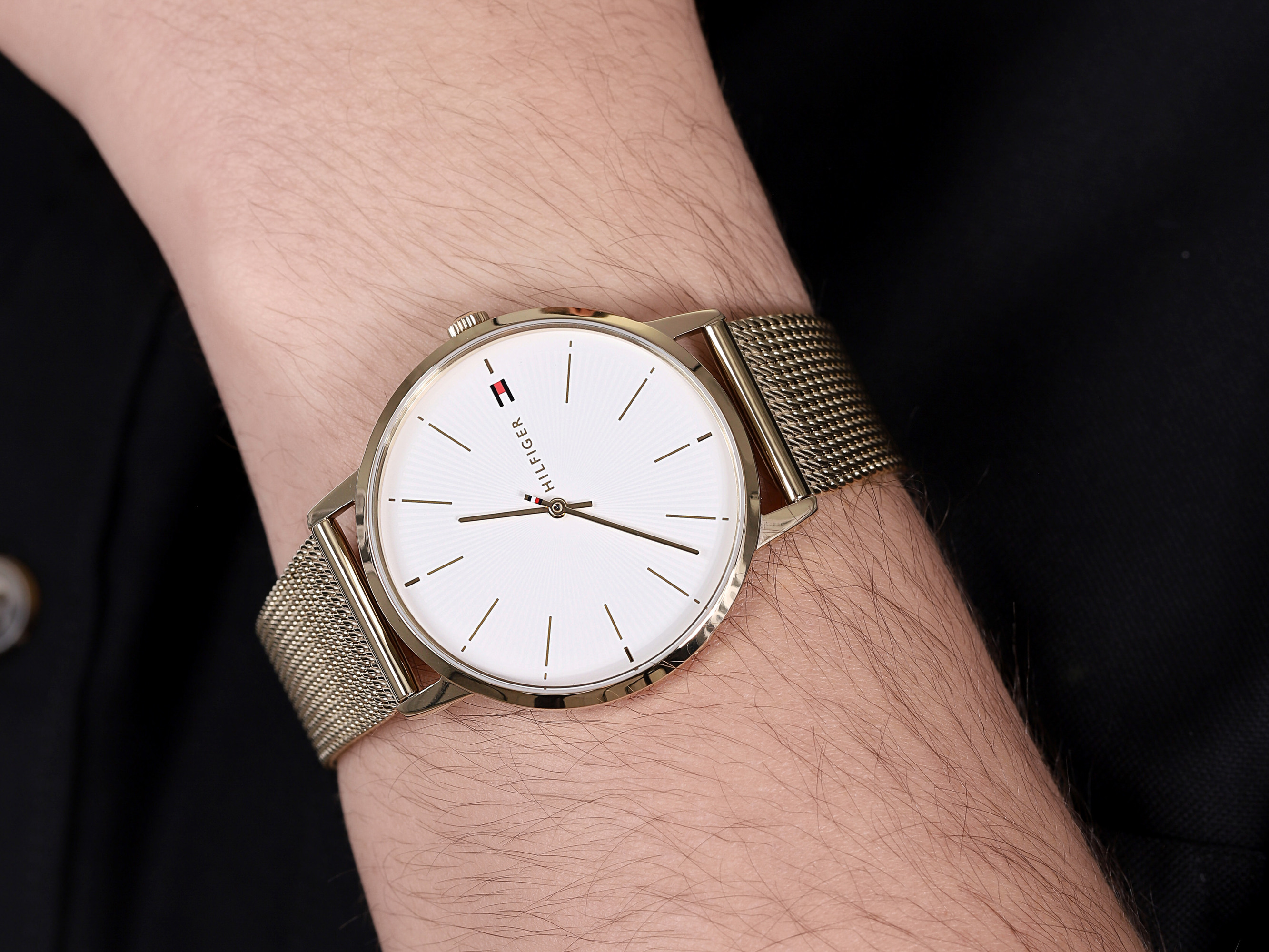 Tommy Hilfiger 1782245 zegarek złoty klasyczny Męskie bransoleta - miniatura 4