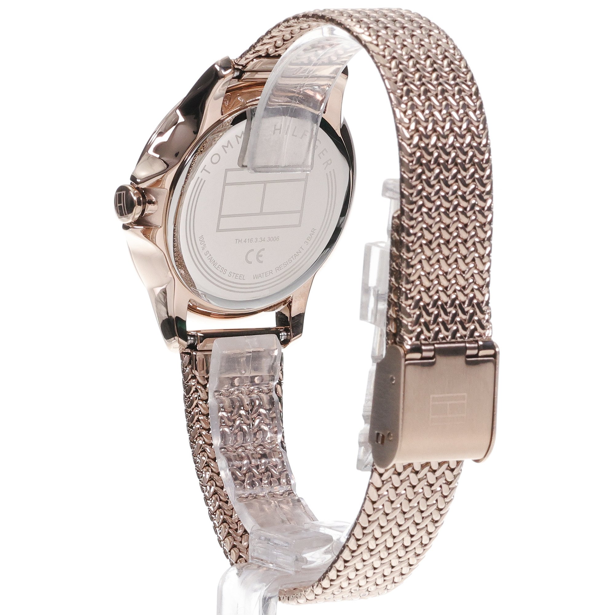 Tommy Hilfiger 1782356 zegarek różowe złoto klasyczny Damskie bransoleta - miniatura 4