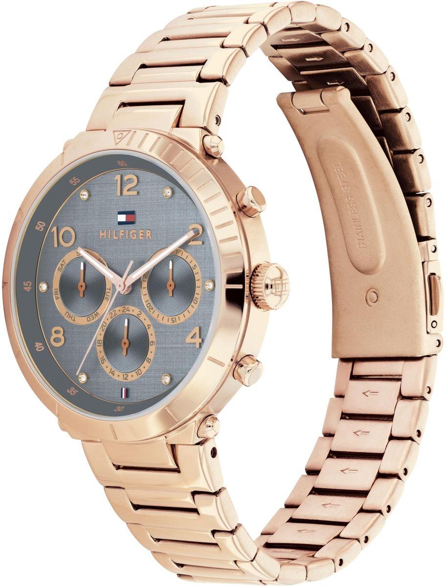 Tommy Hilfiger 1782489 zegarek różowe złoto fashion-modowy Damskie bransoleta - miniatura 2