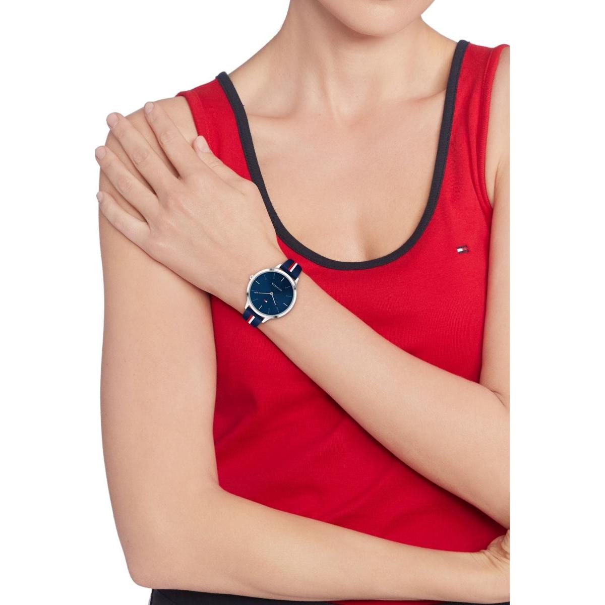 Tommy Hilfiger 1782499 zegarek srebrny klasyczny Damskie pasek - miniatura 5
