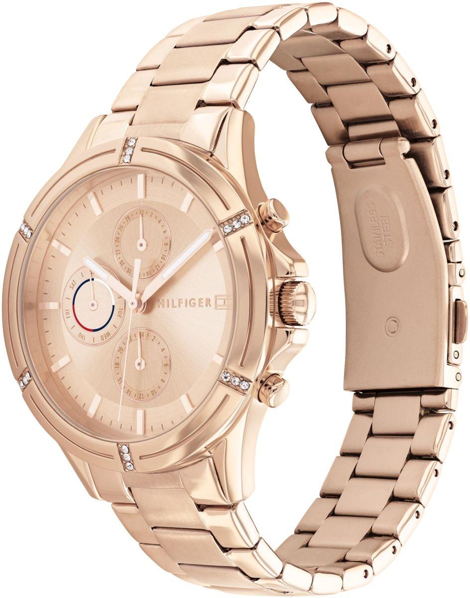 Tommy Hilfiger 1782505 zegarek różowe złoto fashion-modowy Damskie bransoleta