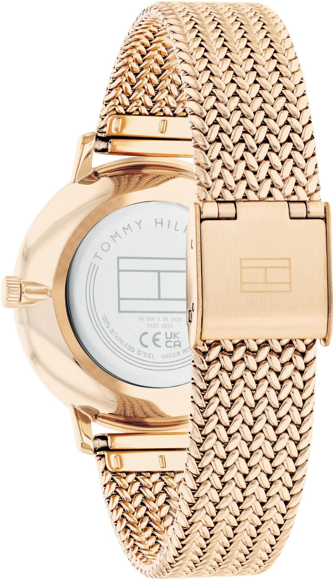Tommy Hilfiger 1782603 zegarek różowe złoto klasyczny Damskie bransoleta - miniatura 3