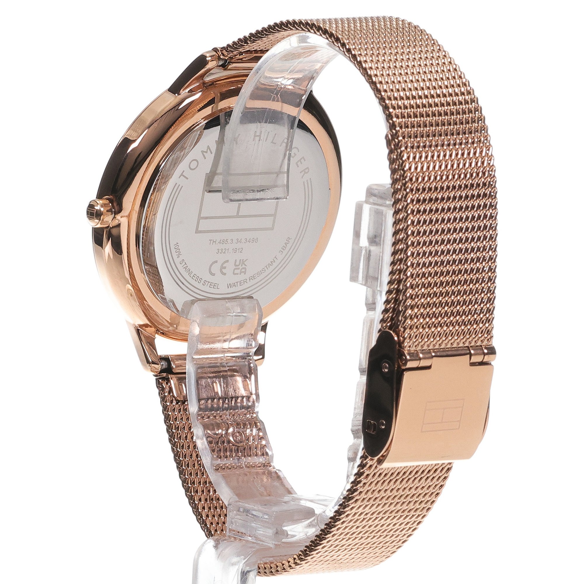 Tommy Hilfiger 1782616 zegarek różowe złoto klasyczny Damskie bransoleta - miniatura 4