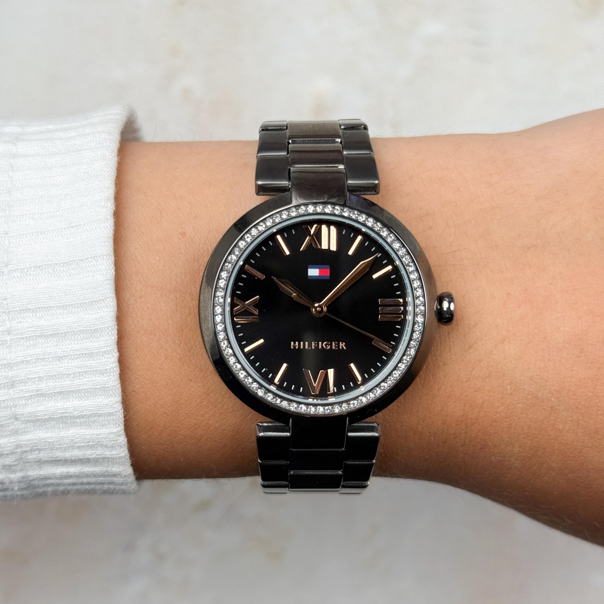 Tommy Hilfiger 1782630 zegarek szary klasyczny Damskie bransoleta - miniatura 8