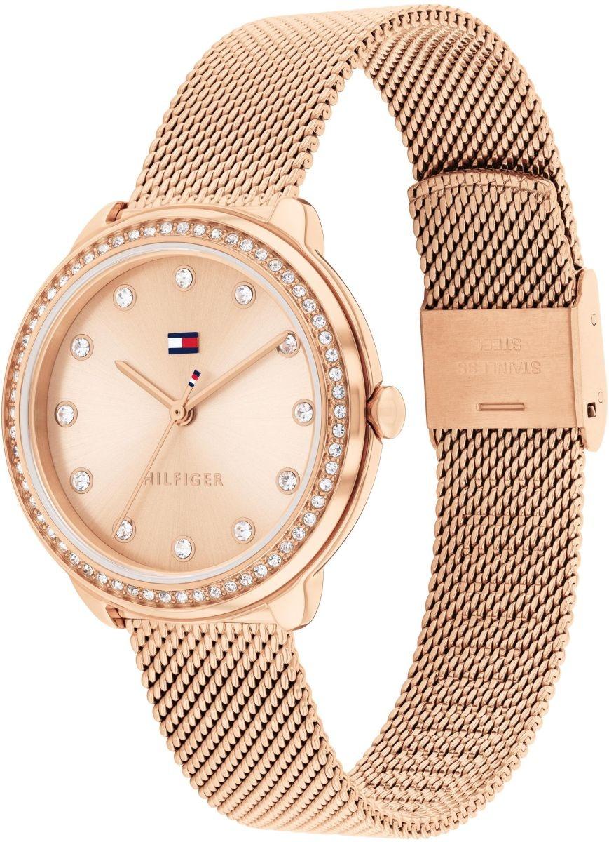 Tommy Hilfiger 1782700 zegarek różowe złoto fashion-modowy Damskie bransoleta