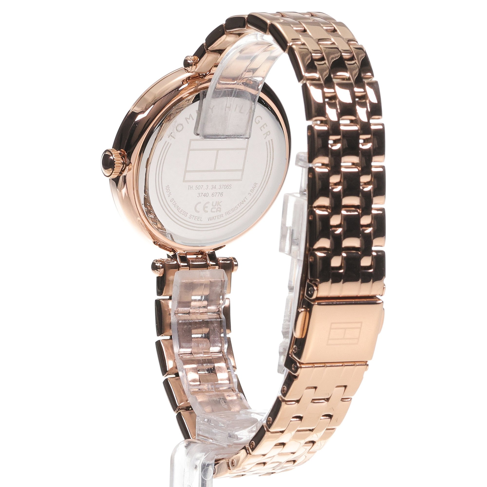 Tommy Hilfiger 1782761 zegarek różowe złoto fashion-modowy Damskie bransoleta
