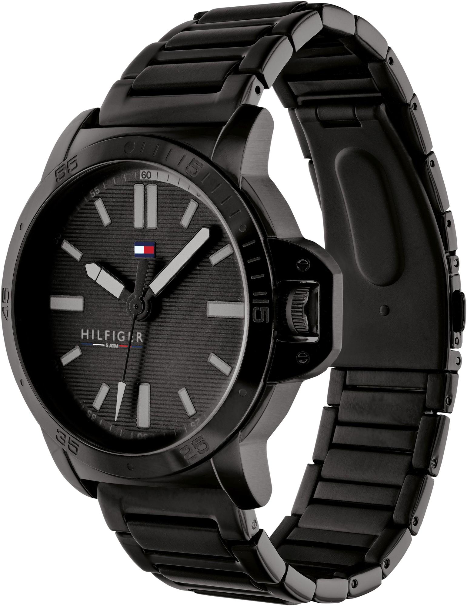 Tommy Hilfiger 1791590 zegarek czarny klasyczny Męskie bransoleta - miniatura 2