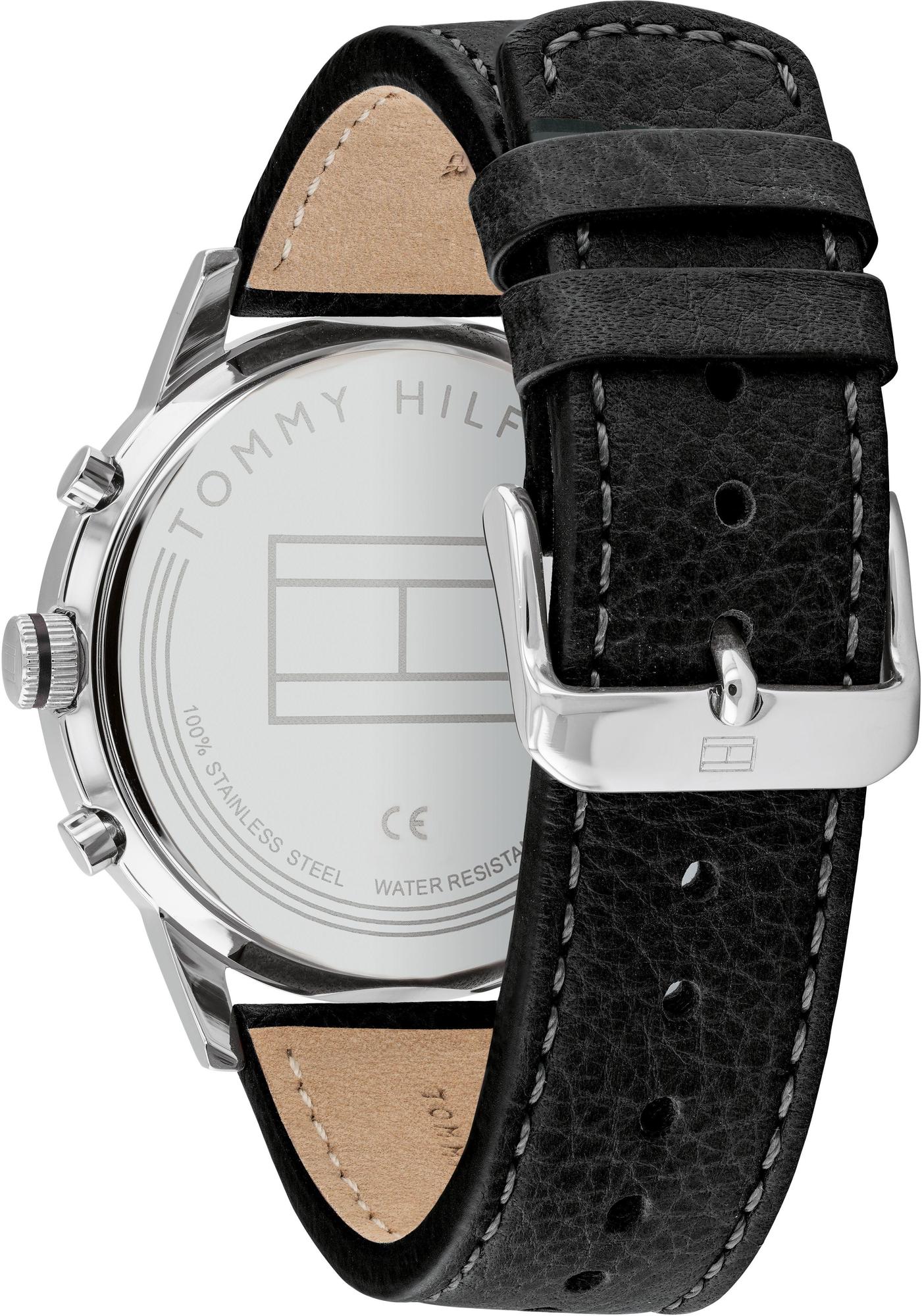 Tommy Hilfiger 1791630 zegarek srebrny klasyczny Męskie pasek