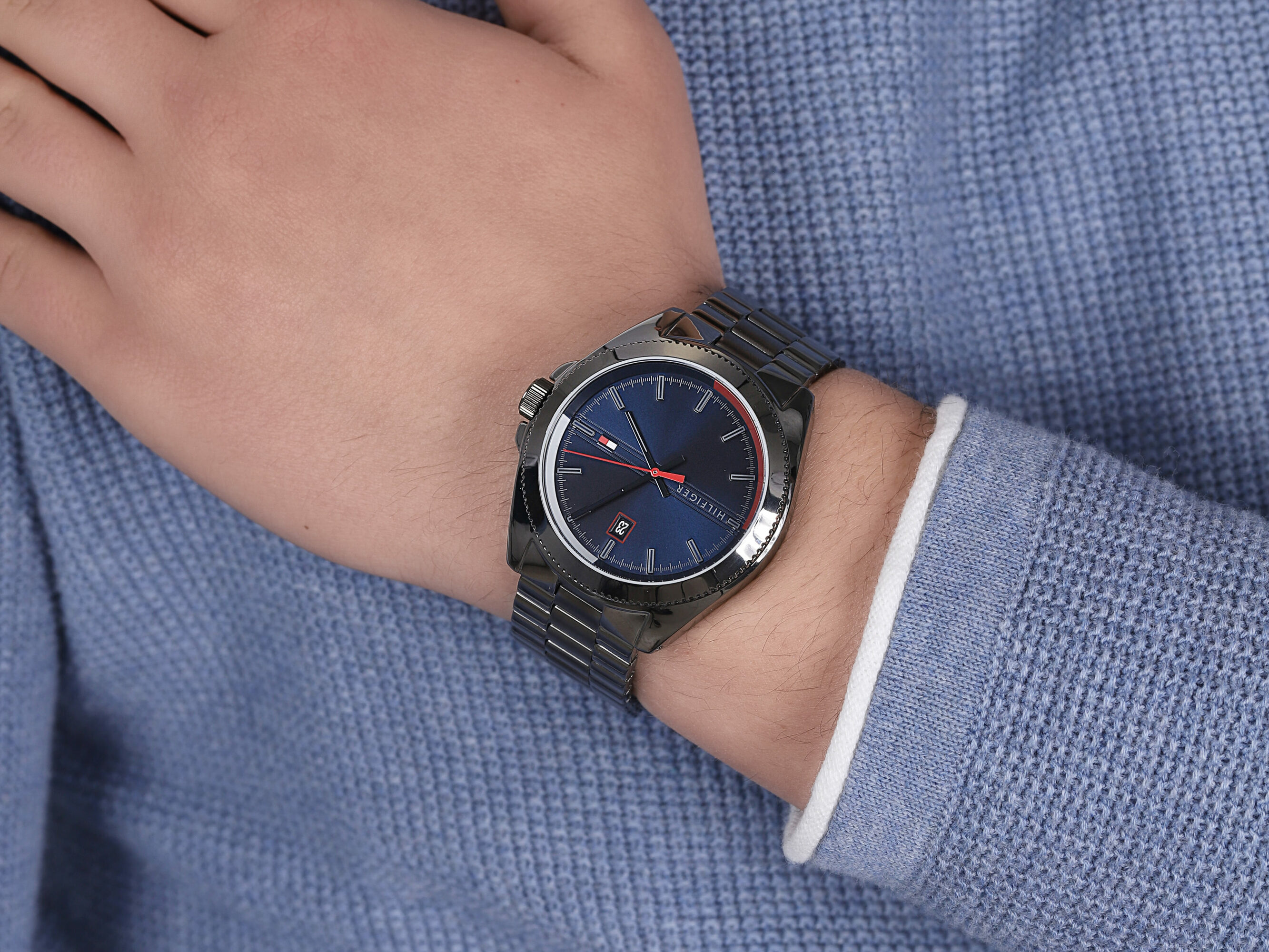 Tommy Hilfiger 1791687 Męskie zegarek męski klasyczny mineralne - miniatura 4