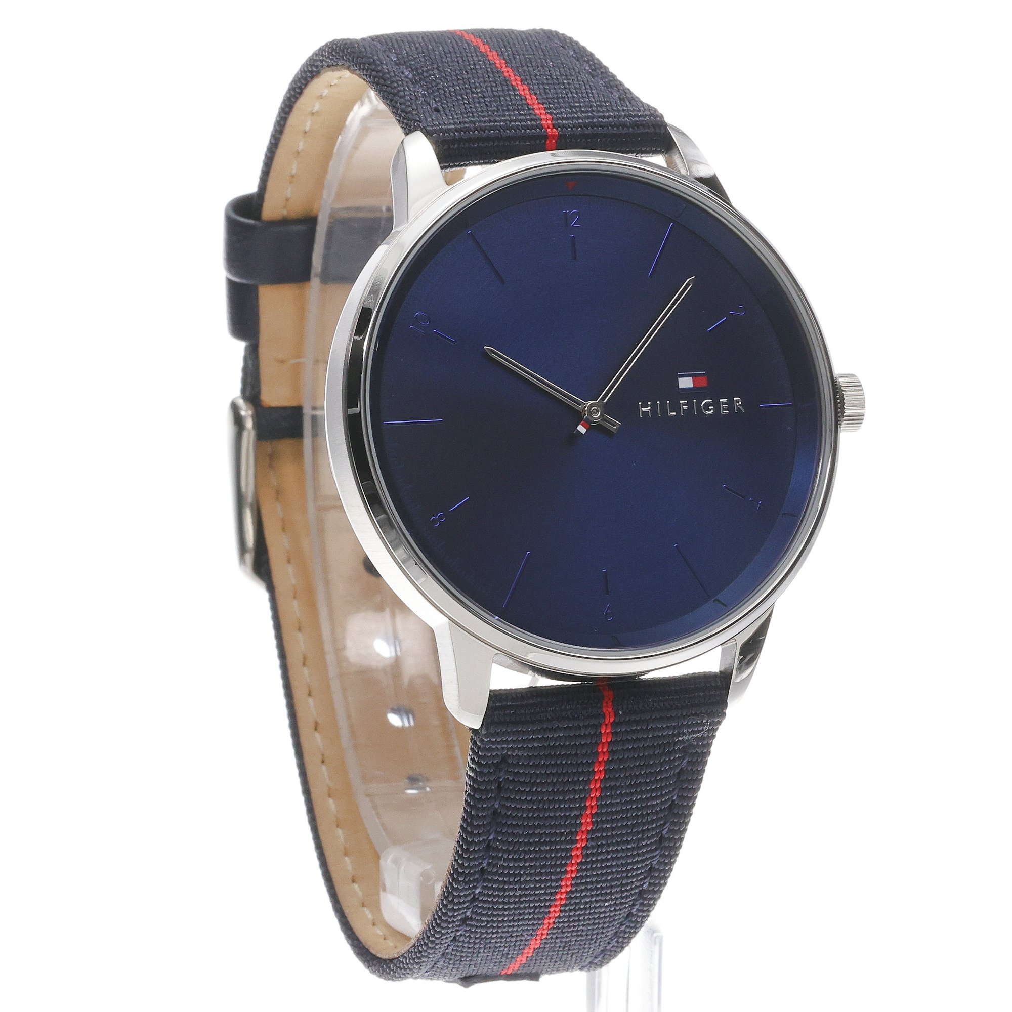 Tommy Hilfiger 1791844 zegarek srebrny klasyczny Męskie pasek - miniatura 3