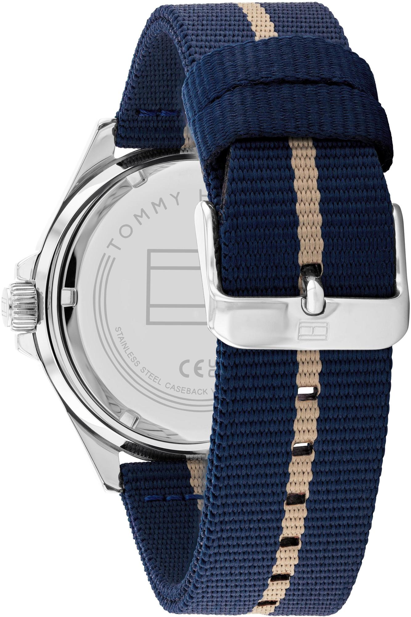 Tommy Hilfiger 1792011 zegarek srebrny klasyczny Męskie pasek - miniatura 3