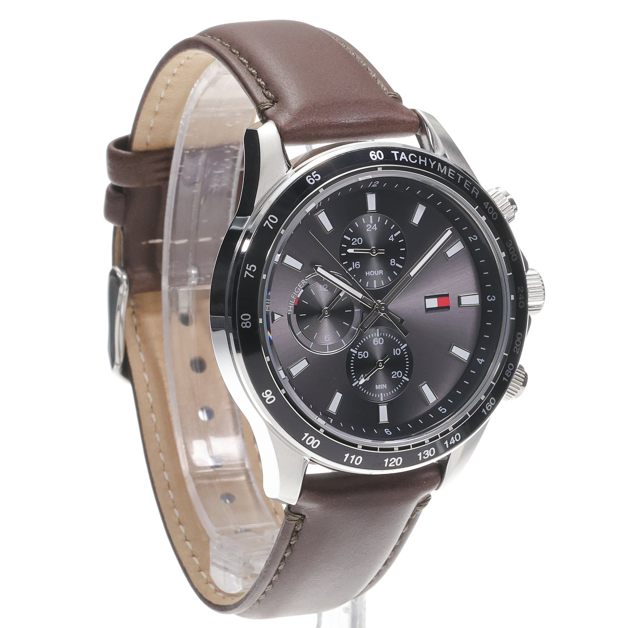 Tommy Hilfiger 1792015 zegarek srebrny sportowy Męskie pasek - miniatura 3