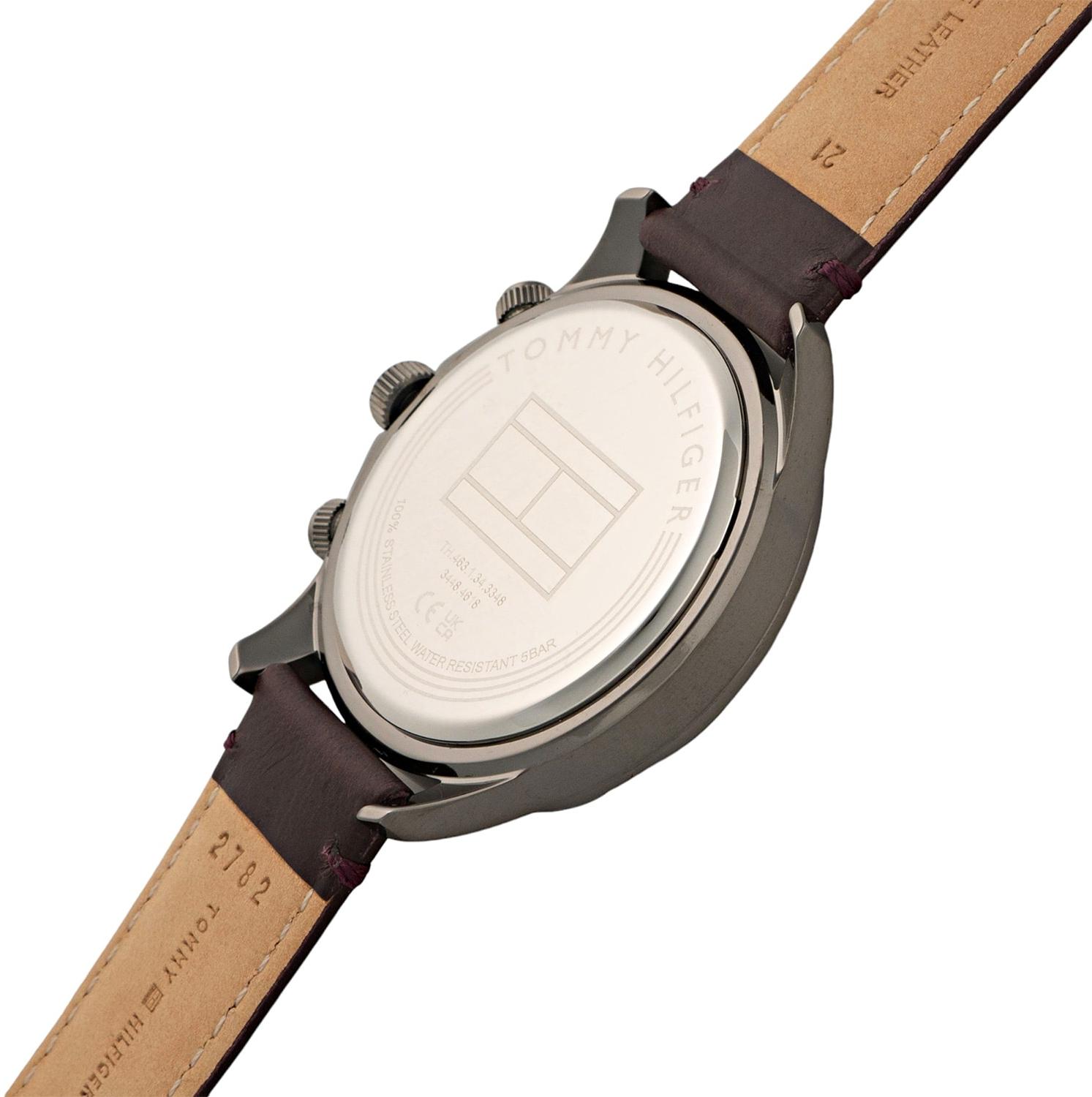 Tommy Hilfiger 1792017 zegarek szary sportowy Męskie pasek - miniatura 4