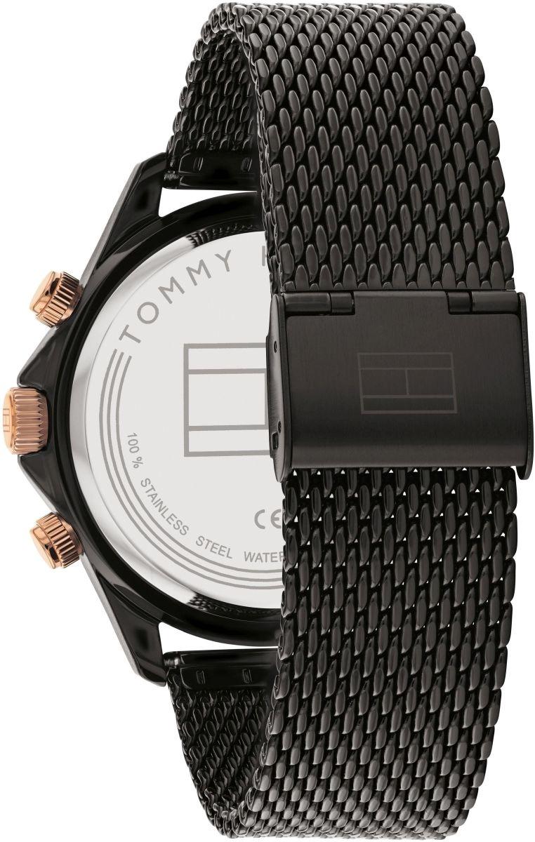 Tommy Hilfiger 1792020 zegarek czarny sportowy Męskie bransoleta - miniatura 3