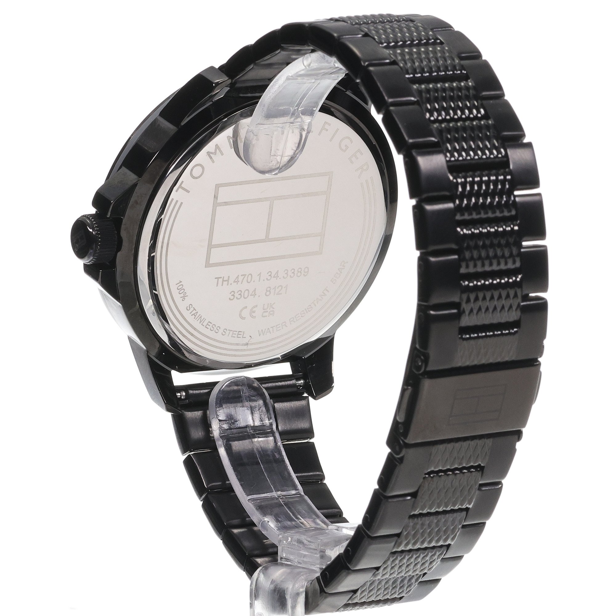 Tommy Hilfiger 1792026 zegarek czarny klasyczny Męskie bransoleta - miniatura 4