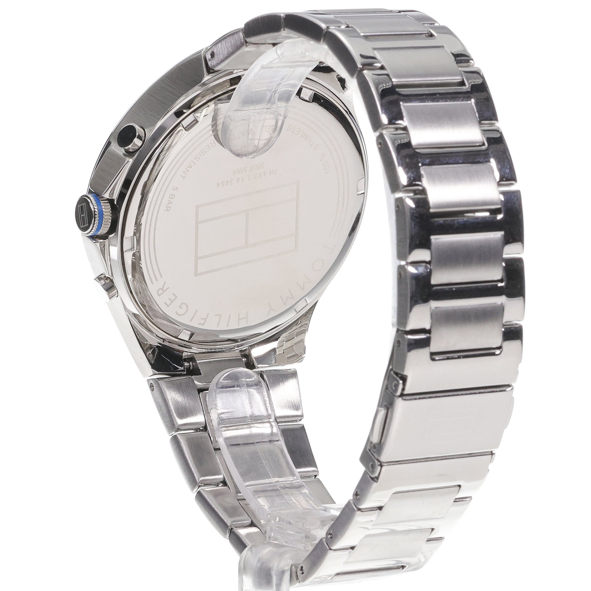 Tommy Hilfiger 1792054 zegarek srebrny fashion-modowy Męskie bransoleta