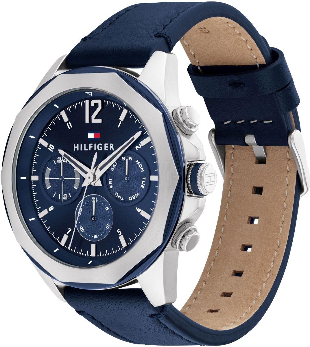 Tommy Hilfiger 1792063 zegarek srebrny klasyczny Męskie pasek - miniatura 2