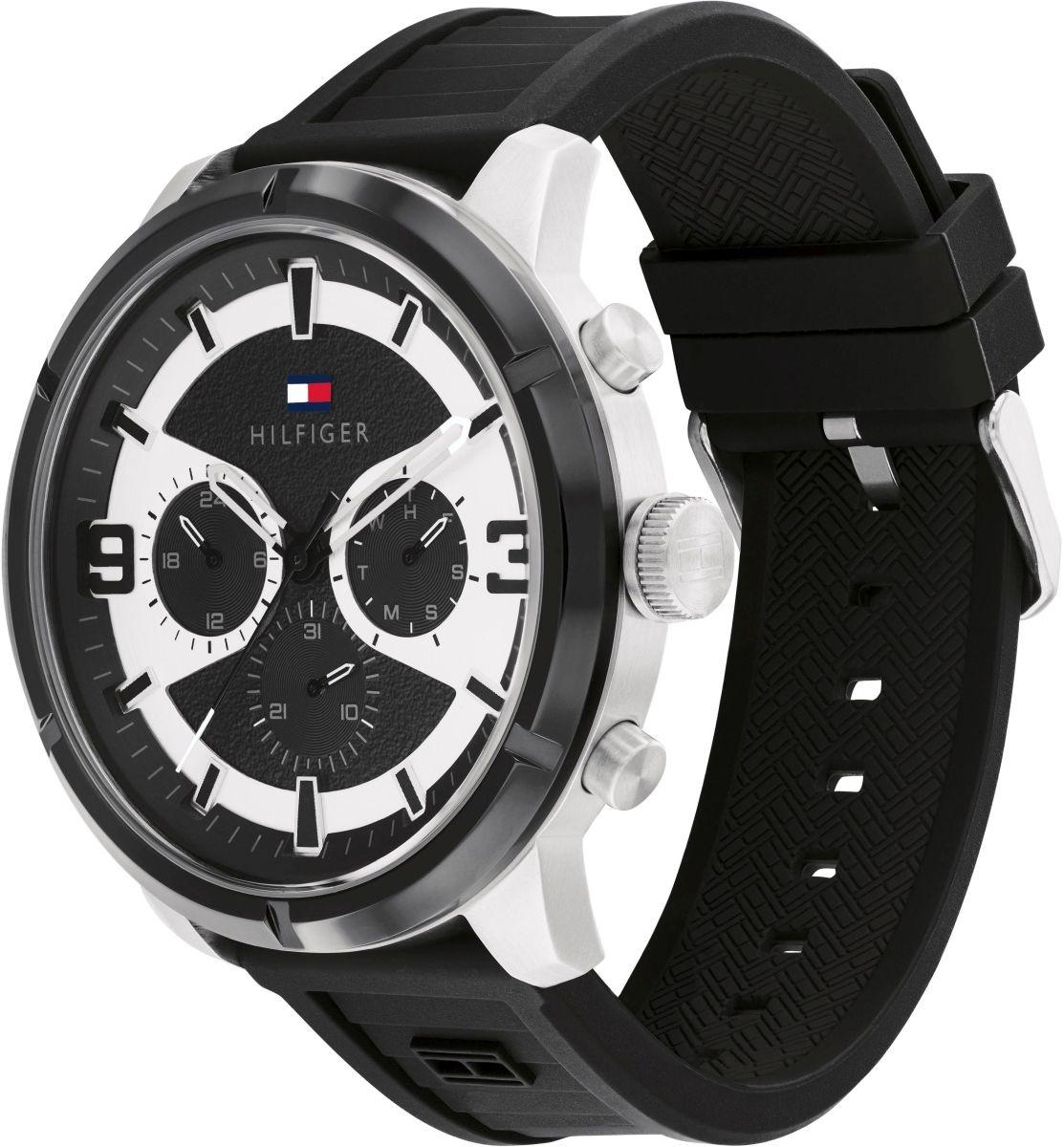 Tommy Hilfiger 1792074 zegarek srebrny fashion-modowy Męskie pasek - miniatura 2