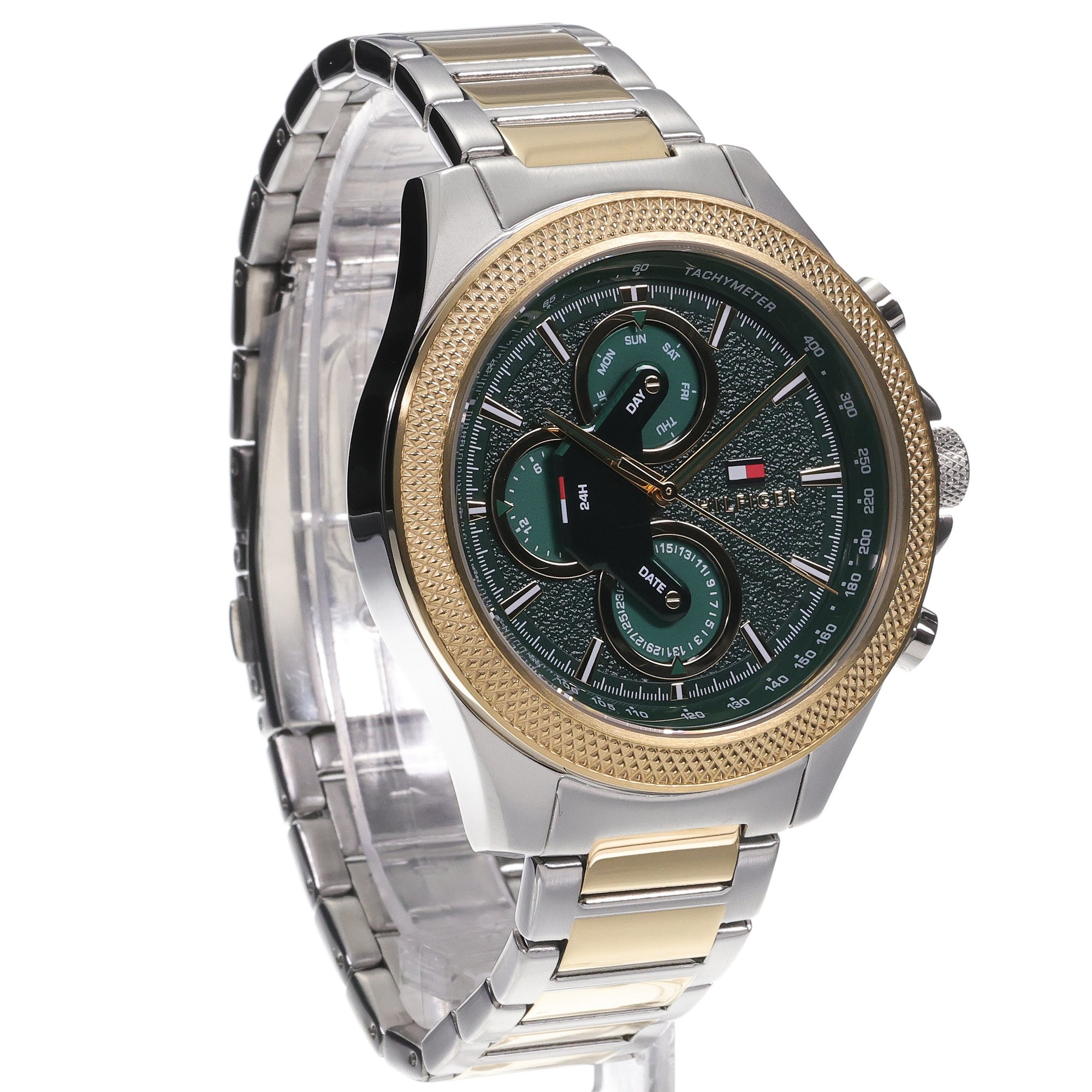 Tommy Hilfiger 1792079 zegarek srebrny sportowy Męskie bransoleta