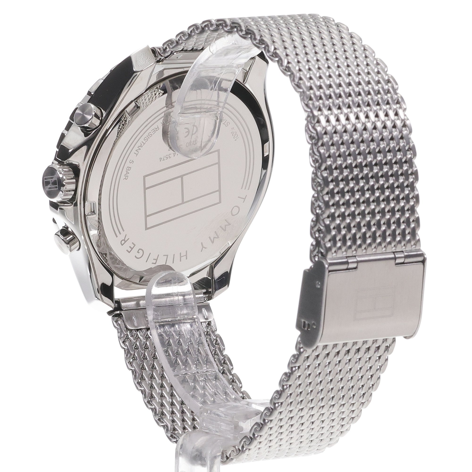 Tommy Hilfiger 1792092 zegarek srebrny klasyczny Męskie bransoleta - miniatura 4