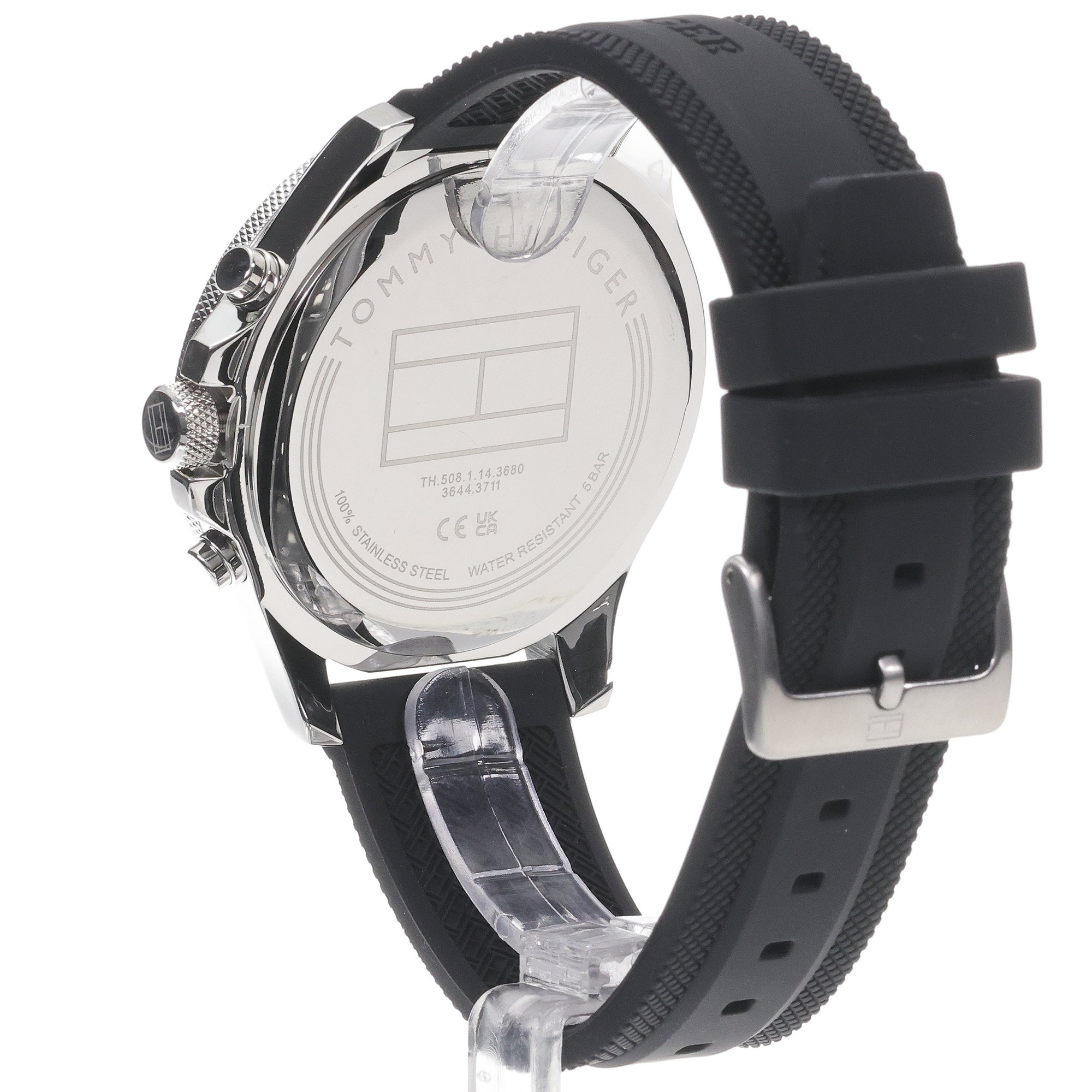 Tommy Hilfiger 1792111 zegarek srebrny klasyczny Męskie pasek - miniatura 4