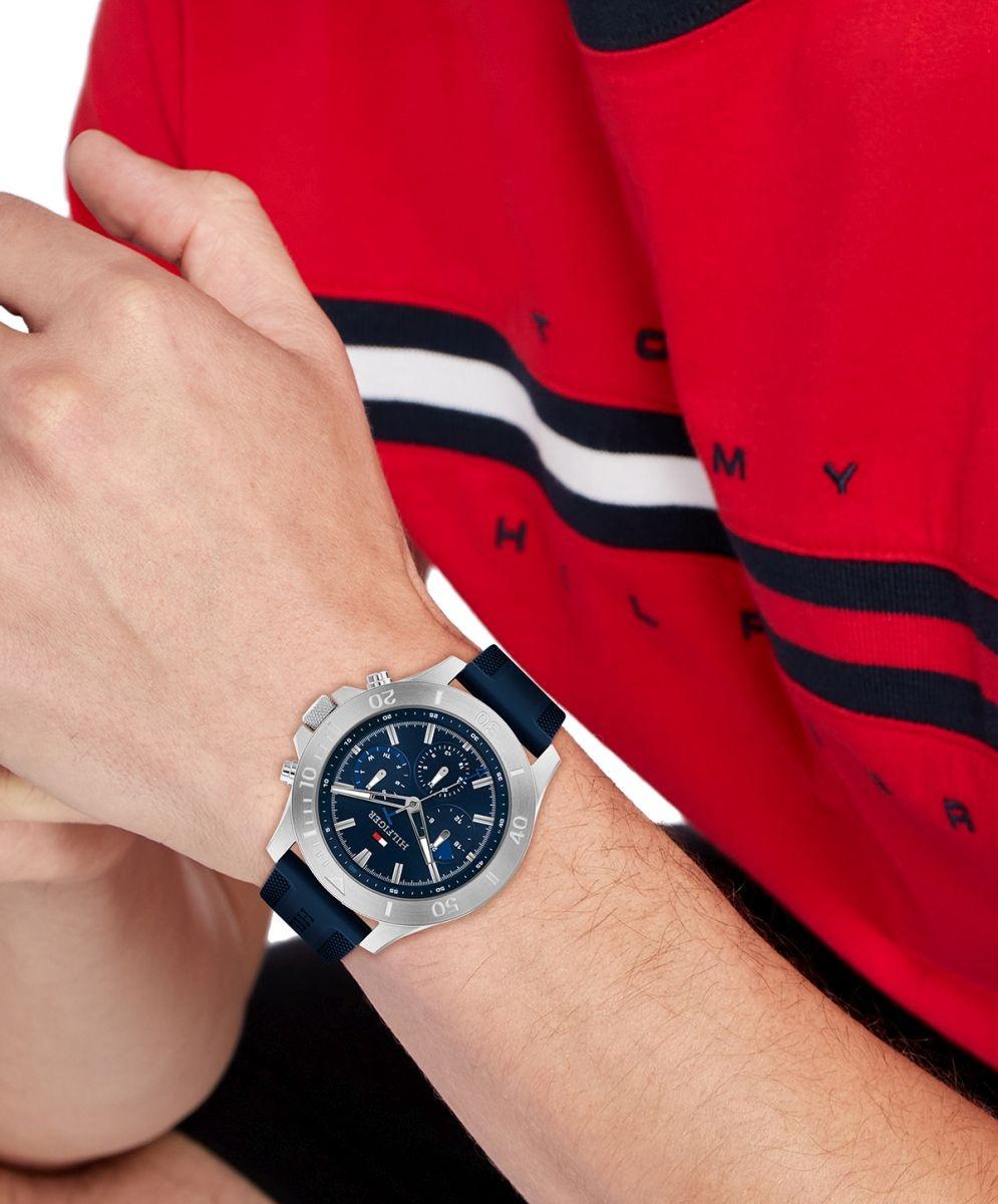 Tommy Hilfiger 1792112 Bryan Męskie klasyczny zegarek srebrny - miniatura 7