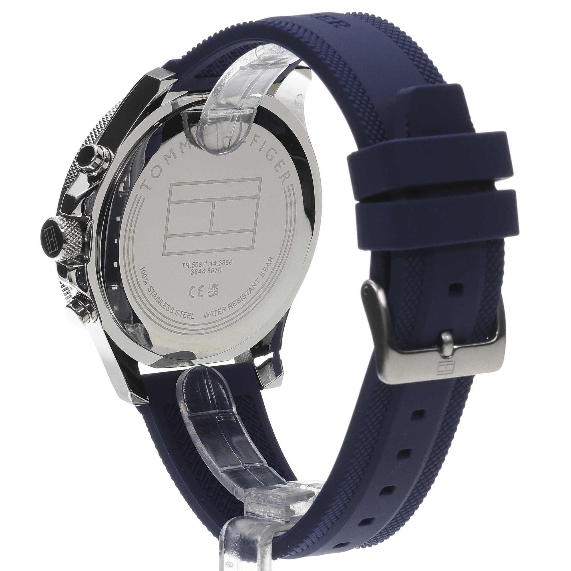 Tommy Hilfiger 1792112 zegarek srebrny klasyczny Męskie pasek - miniatura 4