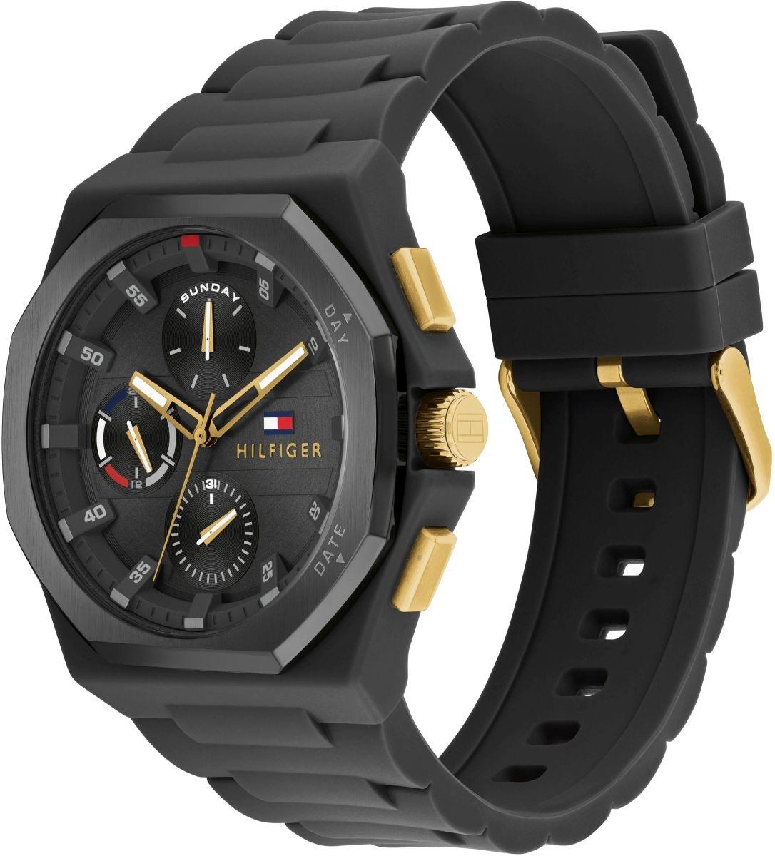 Tommy Hilfiger 1792120 zegarek czarny fashion-modowy Męskie pasek - miniatura 5