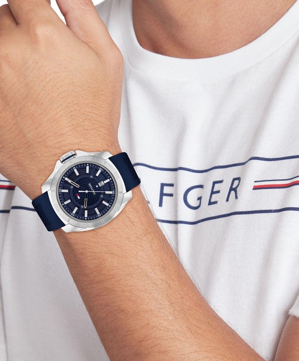 Tommy Hilfiger 1792134 Windsurf Męskie klasyczny zegarek srebrny - miniatura 7