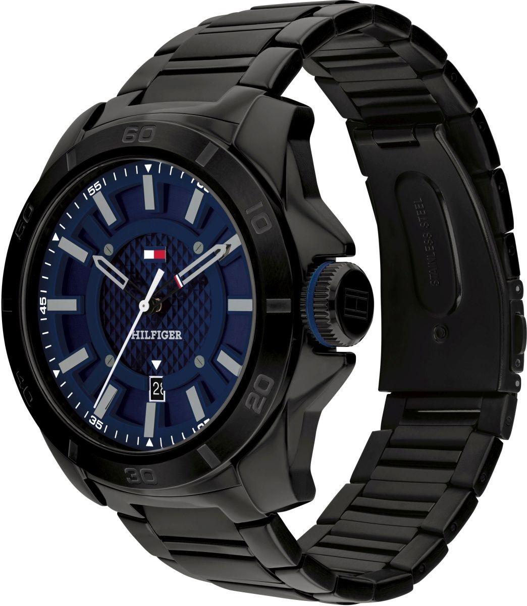 Tommy Hilfiger 1792139 zegarek czarny klasyczny Męskie bransoleta - miniatura 5