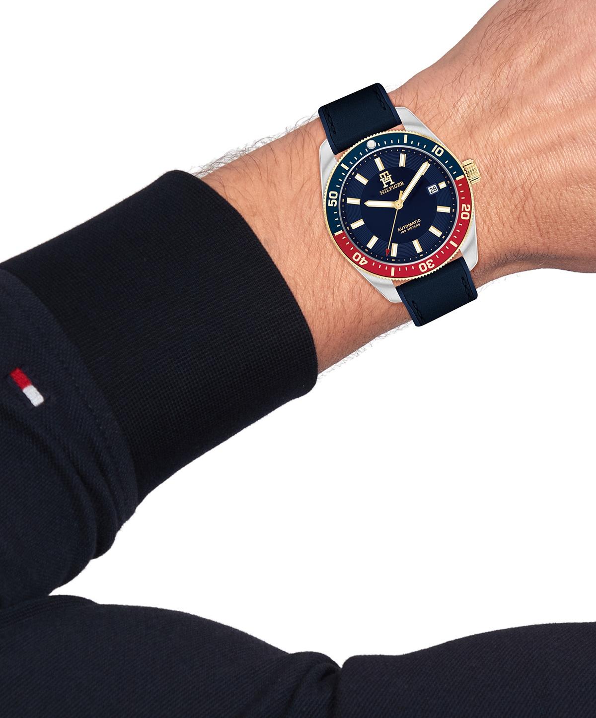 Tommy Hilfiger 1792141 Męskie TH85 Automatic zegarek męski fashion-modowy mineralne - miniatura 8