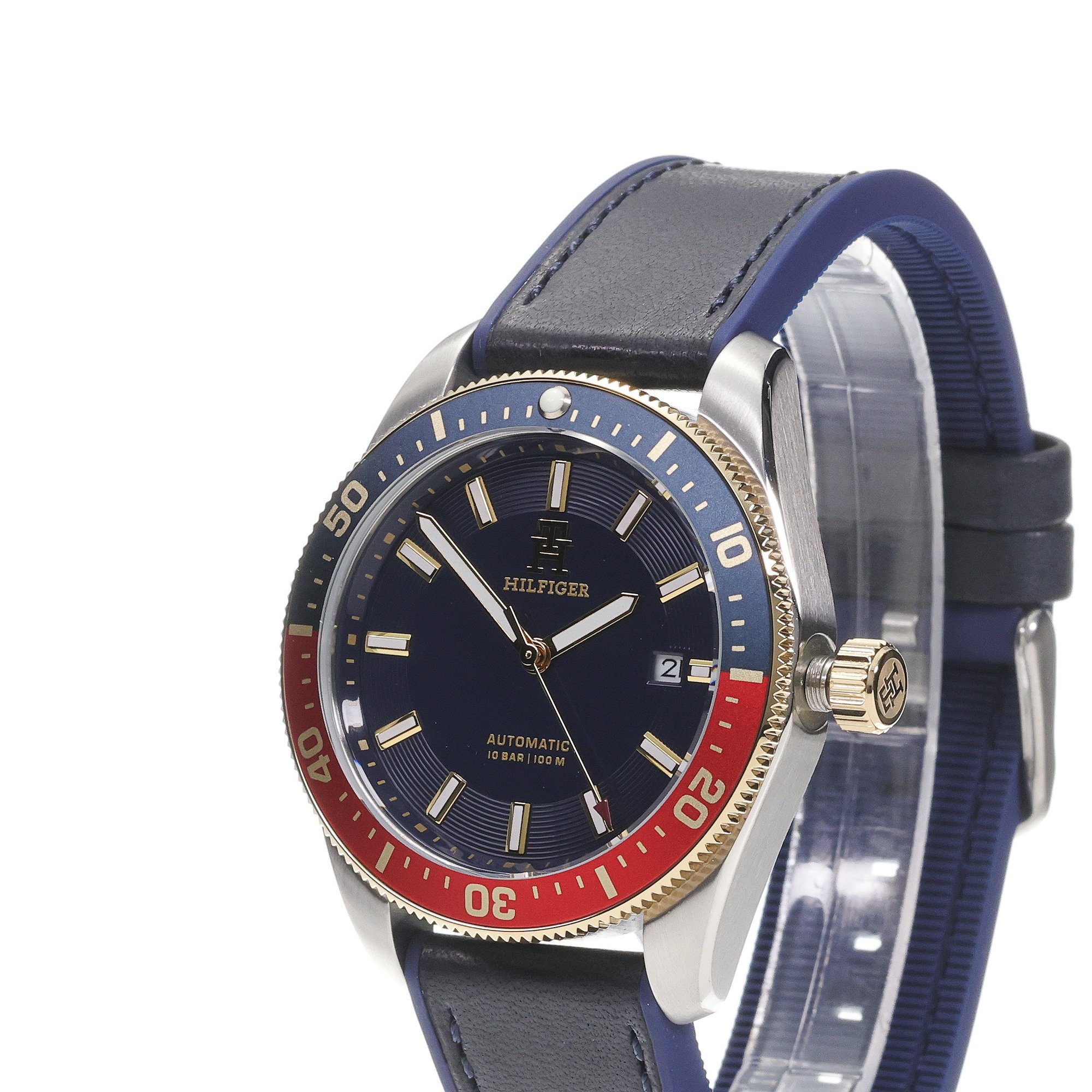 Tommy Hilfiger 1792141 zegarek srebrny fashion-modowy Męskie pasek - miniatura 2