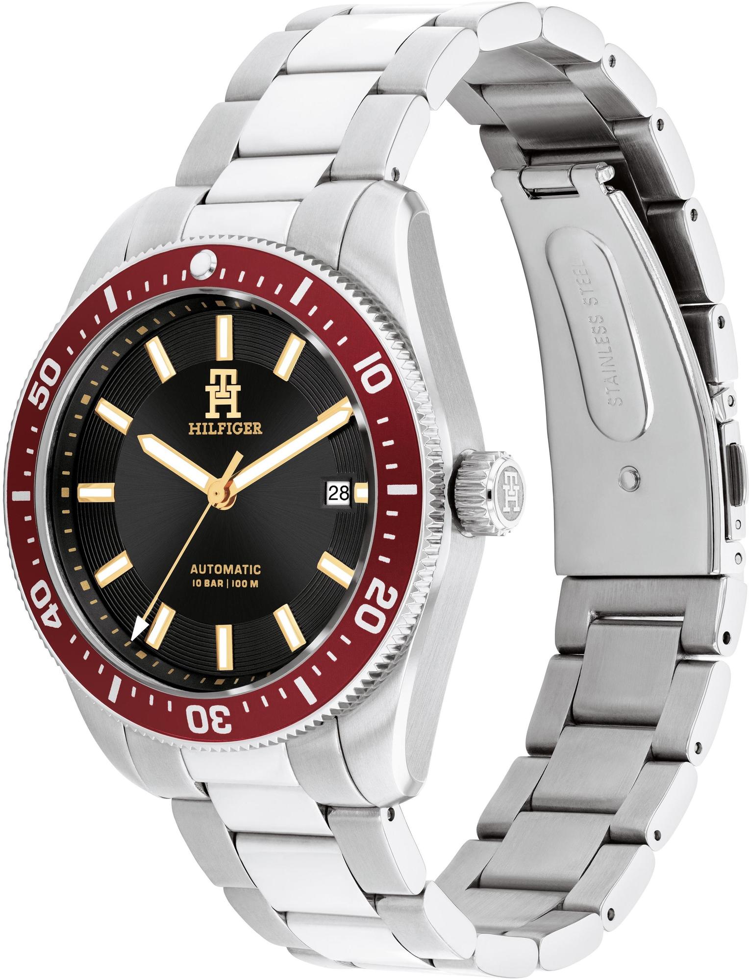 Tommy Hilfiger 1792154 TH85 Automatic Męskie klasyczny zegarek srebrny - miniatura 6