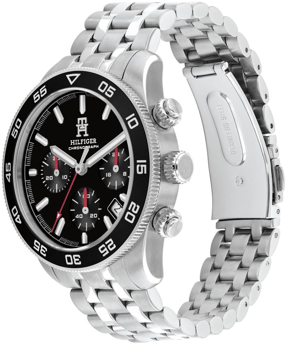 Tommy Hilfiger 1792156 zegarek srebrny sportowy Męskie bransoleta - miniatura 5
