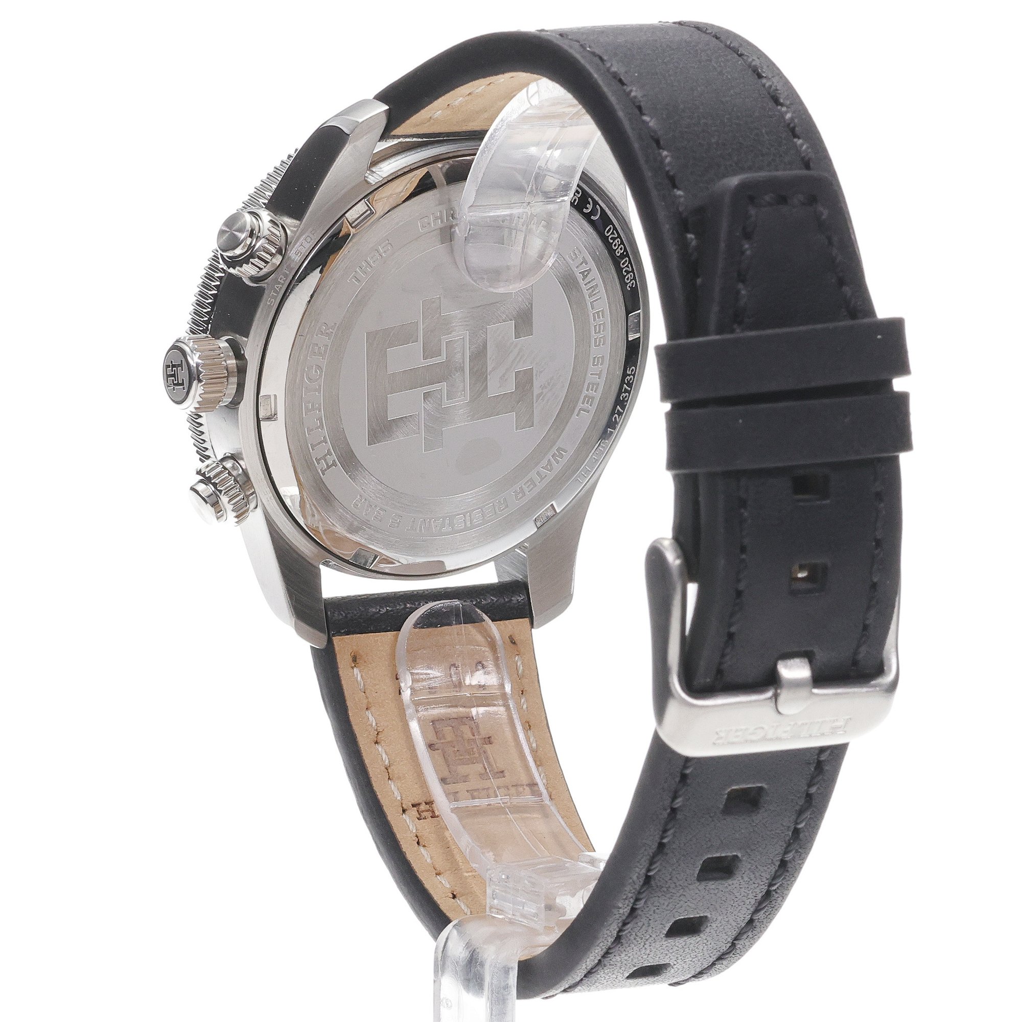 Tommy Hilfiger 1792162 zegarek srebrny sportowy Męskie pasek - miniatura 4