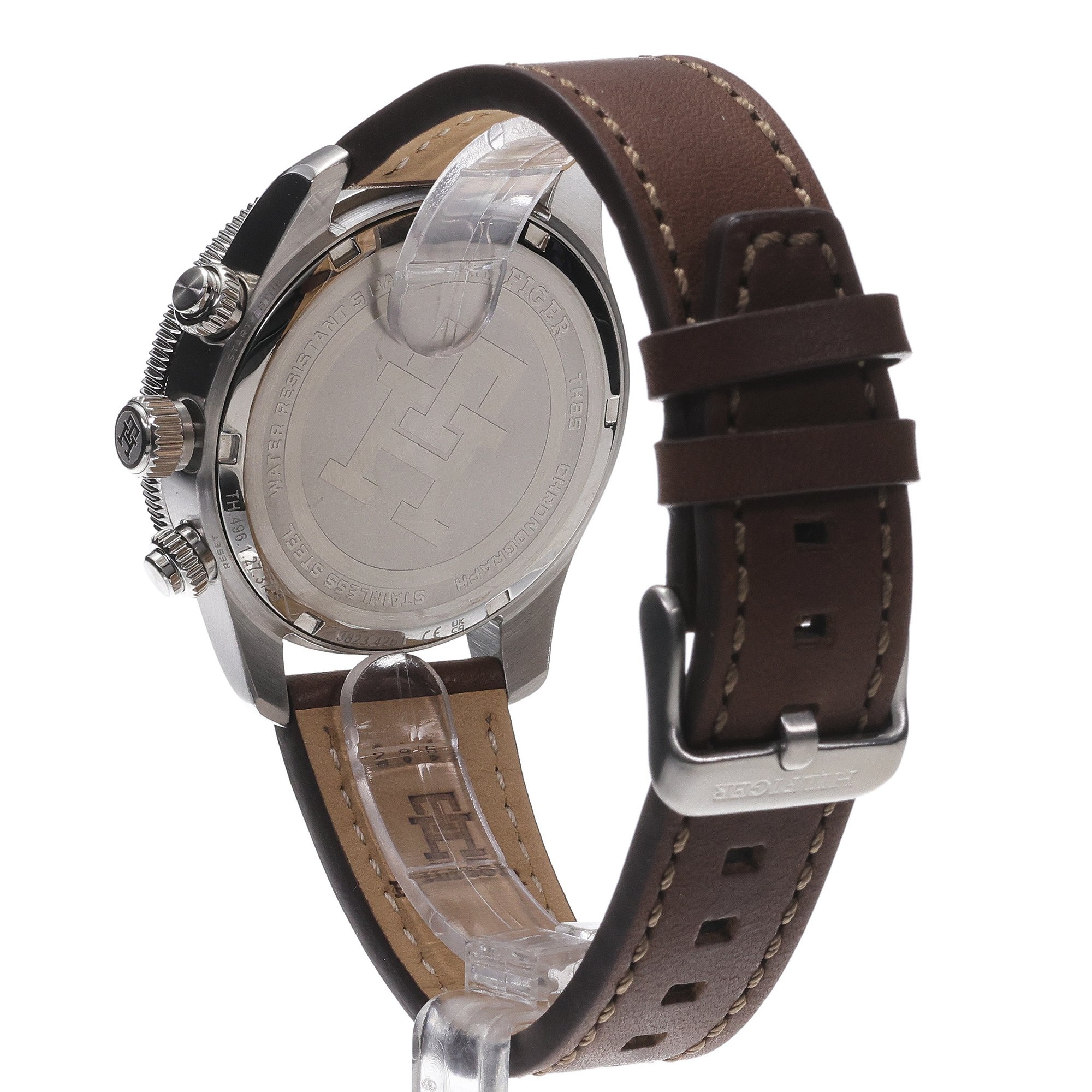 Tommy Hilfiger 1792166 zegarek srebrny sportowy Męskie pasek - miniatura 4