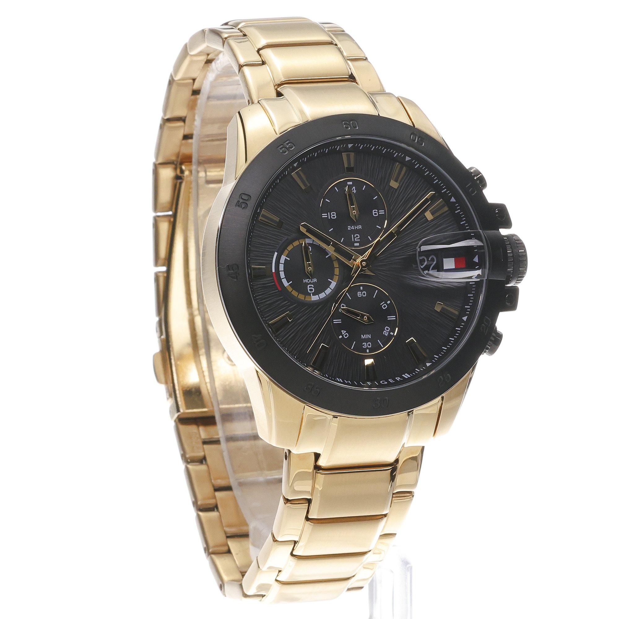 Tommy Hilfiger 1792199 Jameson Męskie sportowy zegarek złoty - miniatura 3