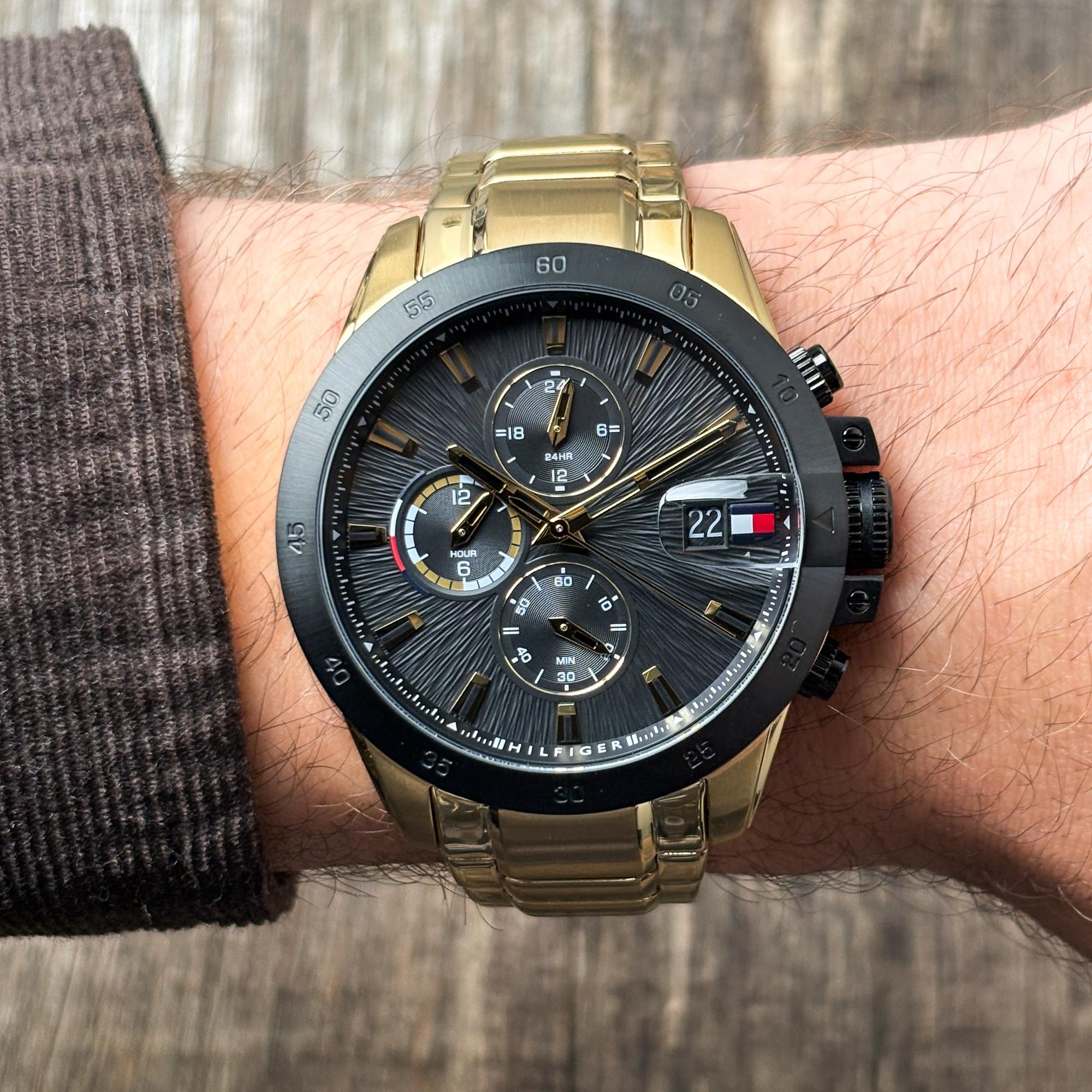 Tommy Hilfiger 1792199 zegarek męski Męskie złoty - miniatura 9
