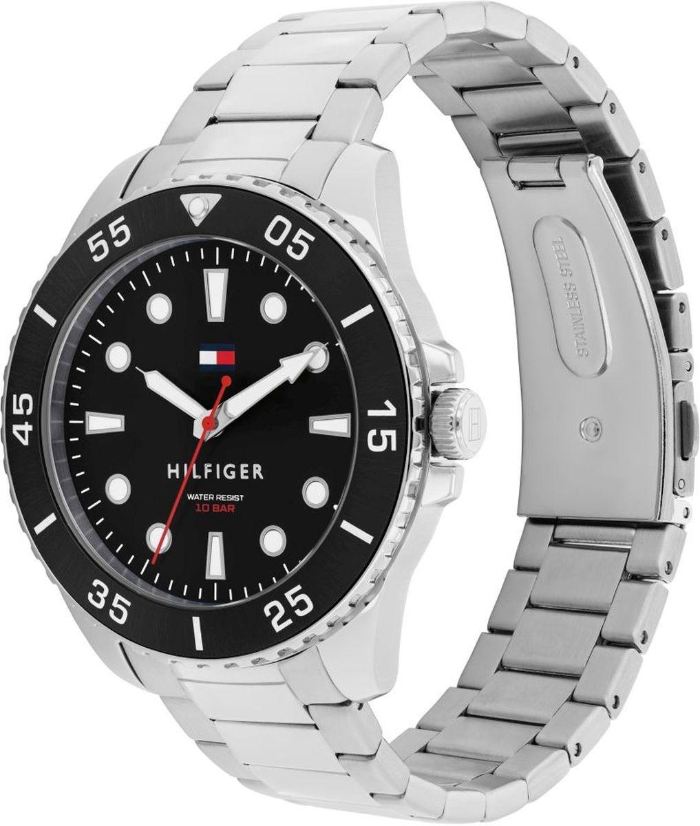 Tommy Hilfiger 1792203 zegarek srebrny fashion-modowy Męskie bransoleta