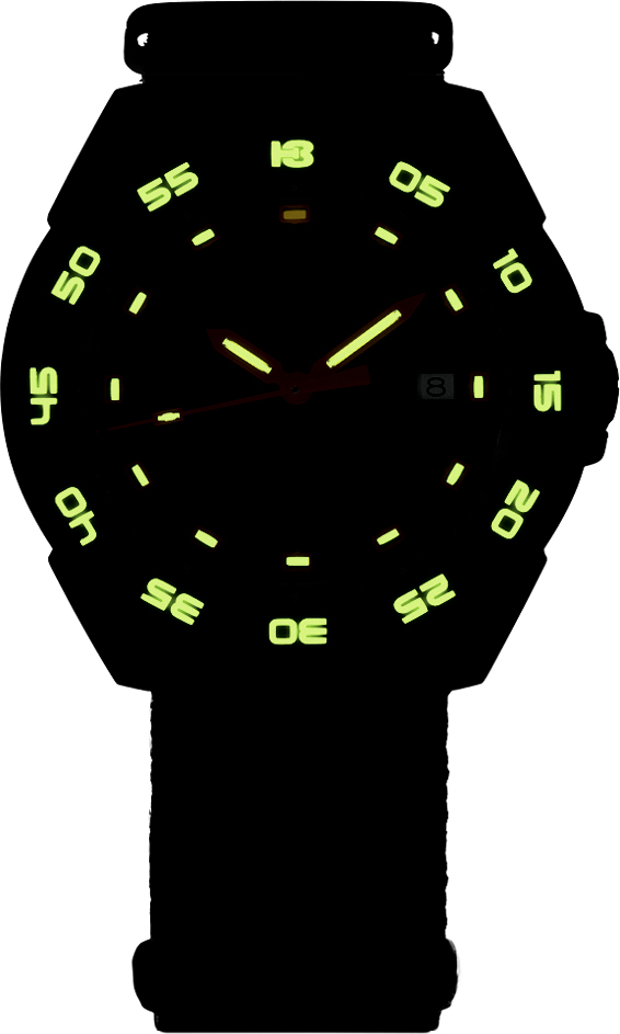Traser TS-106469 P49 Red Alert T100 P49 Special Pro klasyczny zegarek czarny - miniatura 9