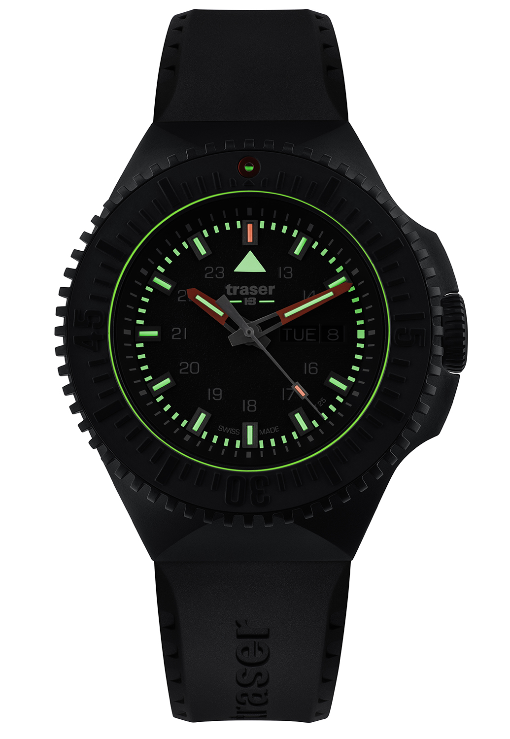 Traser TS-109855 męski zegarek P69 Black Stealth pasek - miniatura 8