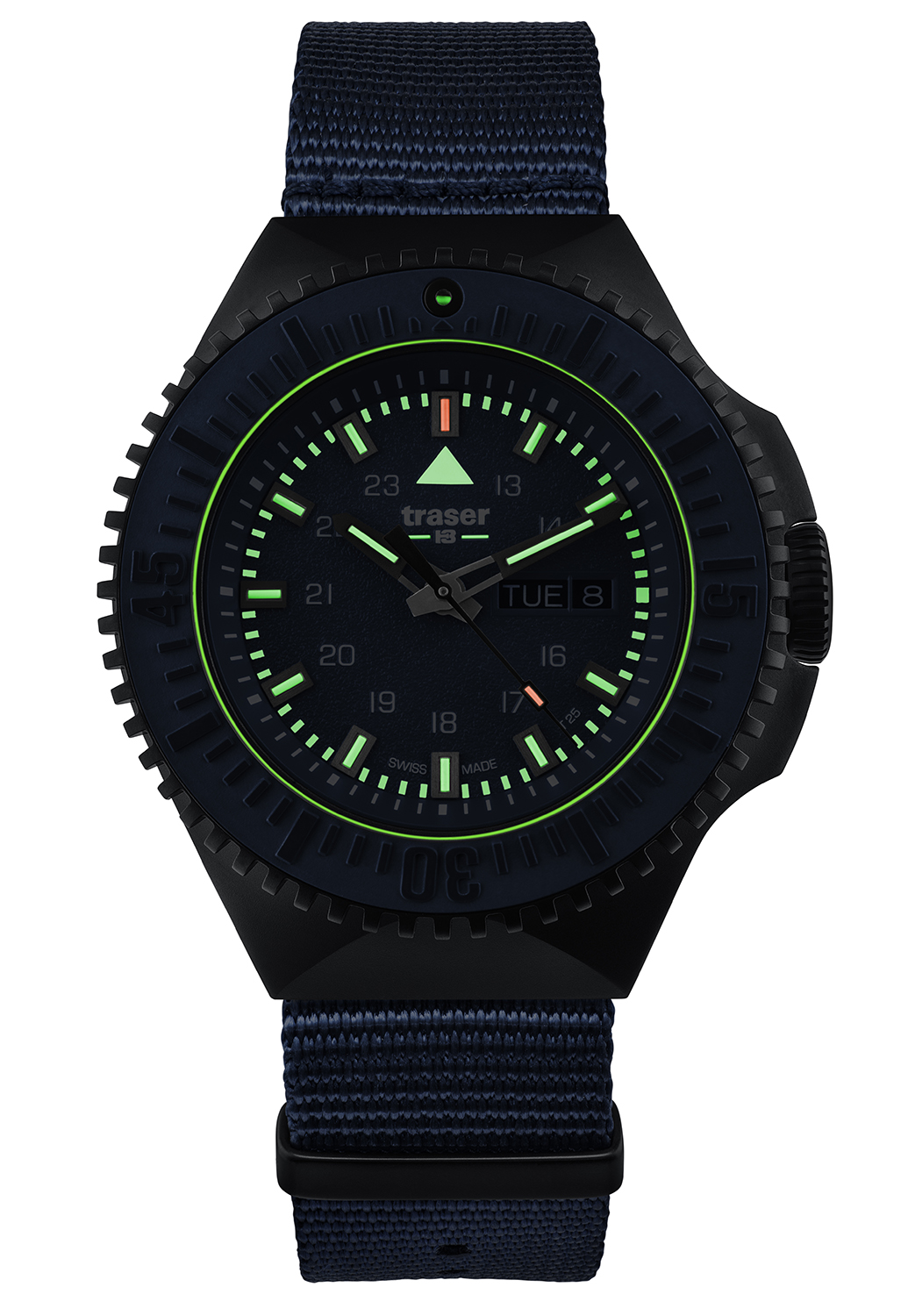 Traser TS-109856 męski zegarek P69 Black Stealth pasek - miniatura 8