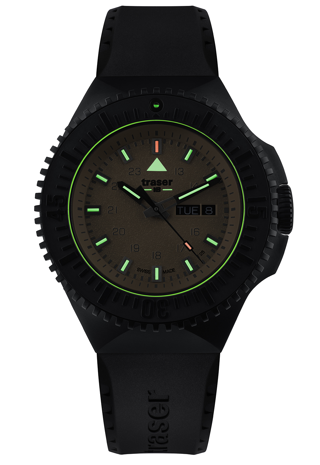 Traser TS-109861 męski zegarek P69 Black Stealth pasek - miniatura 3