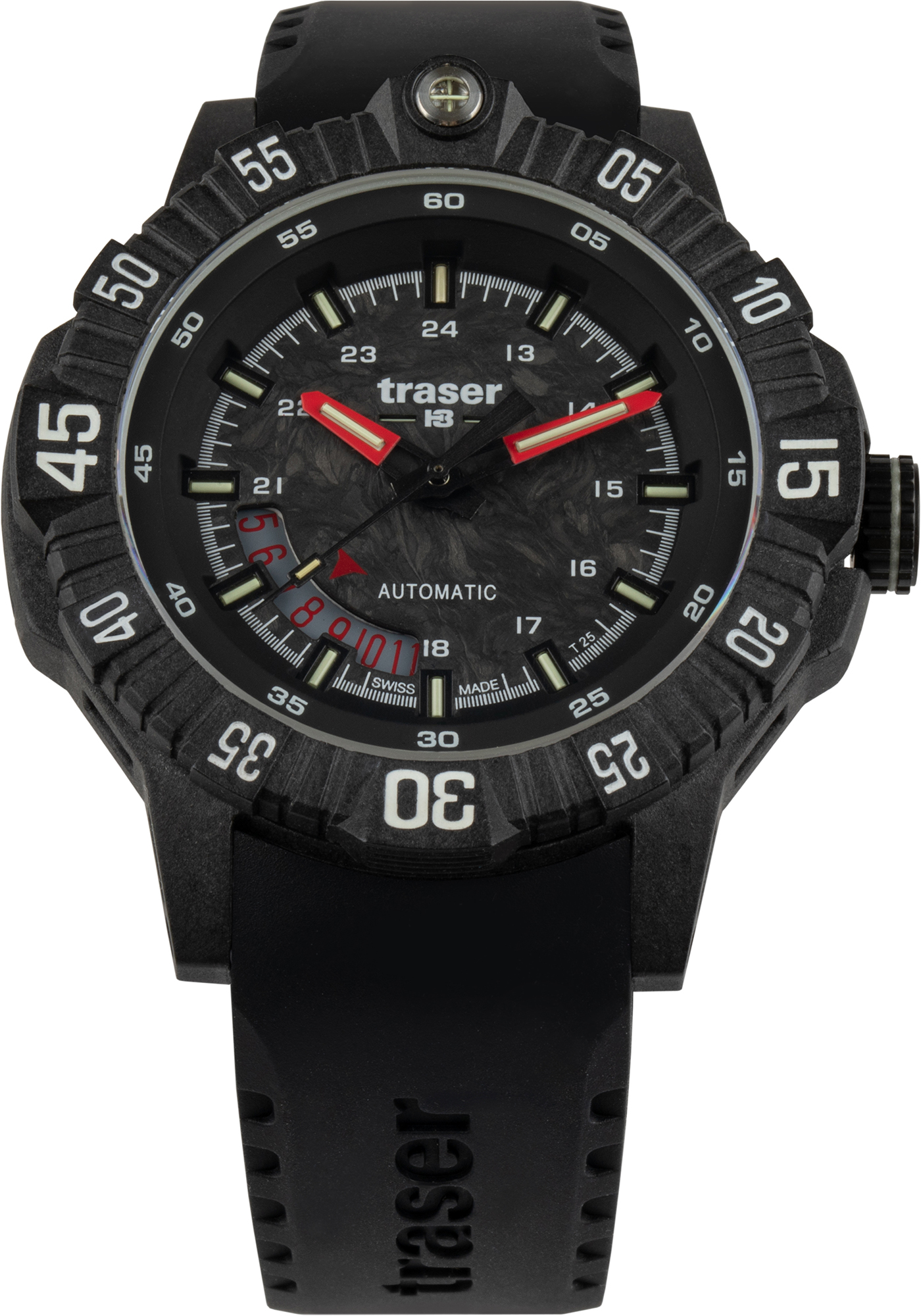 Traser TS-110961 P99 Q Tactical P99 A Tactical Carbon Rubber Strap - miniatura 1