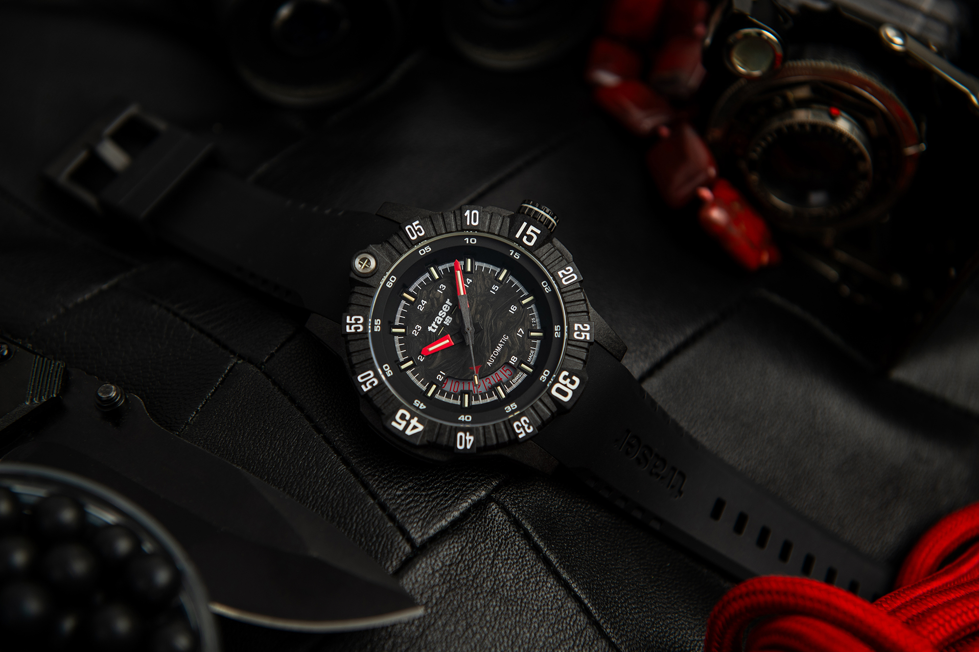 Traser TS-110961 P99 Q Tactical P99 A Tactical Carbon Rubber Strap pasek - miniatura 16
