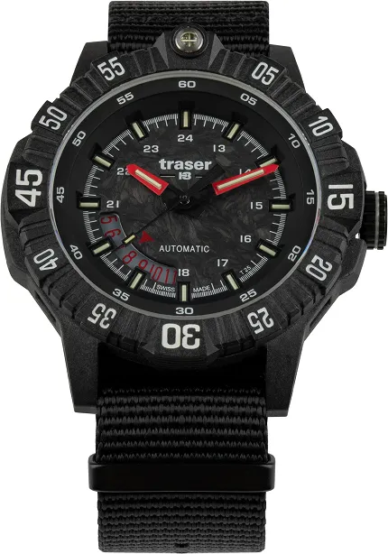 Traser TS-111355 P99 Q Tactical P99 A Tactical Carbon NATO Strap - zdjęcie 1