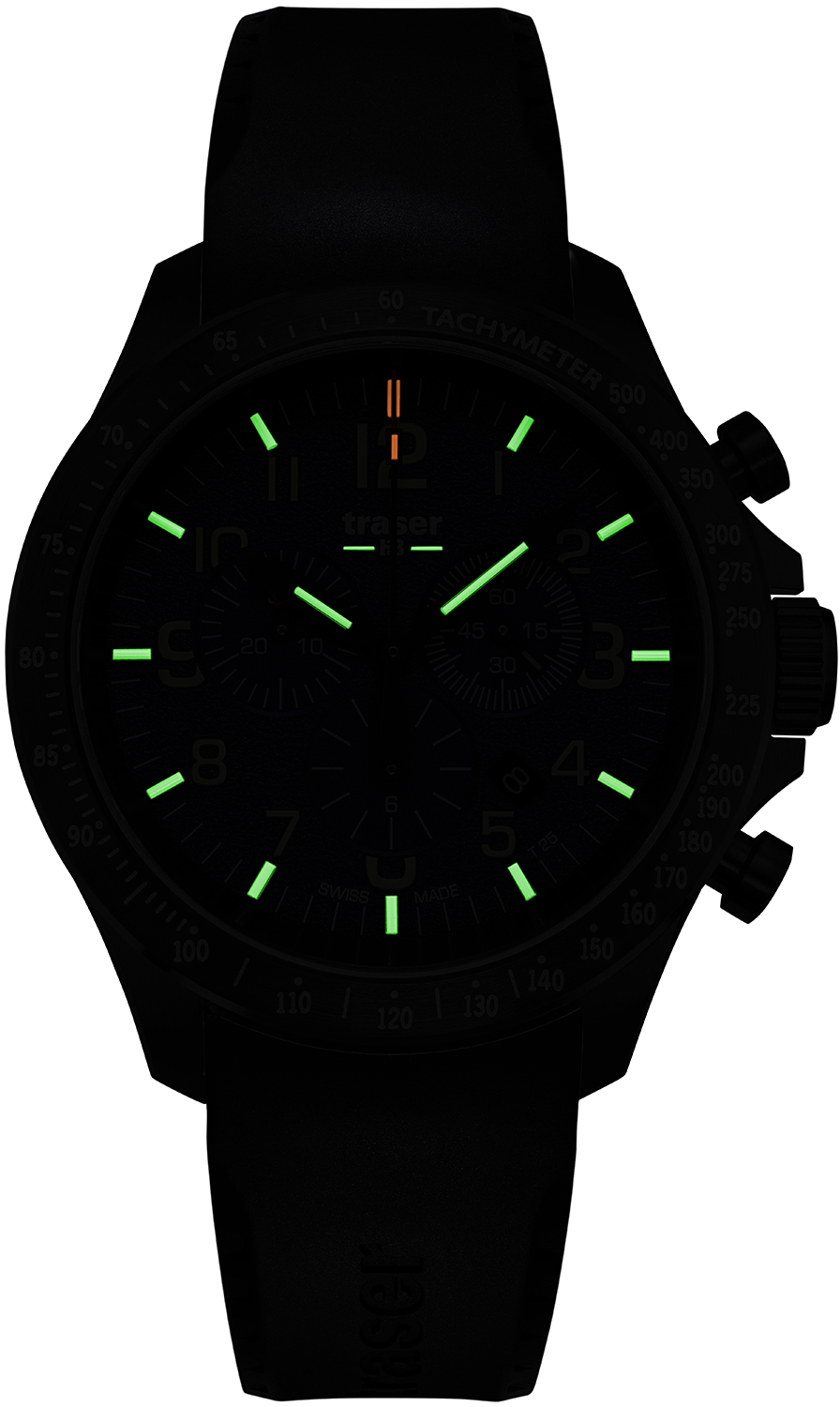 TS-109461 v1 zegarek czarny wojskowy P67 Officer Pro Chronograph pasek - miniatura 6