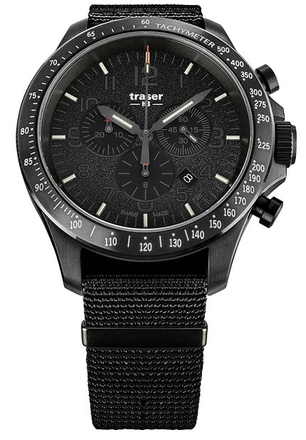 Traser TS-109465 P67 Officer Pro P67 Officer Pro Chronograph Black NATO - zdjęcie 1