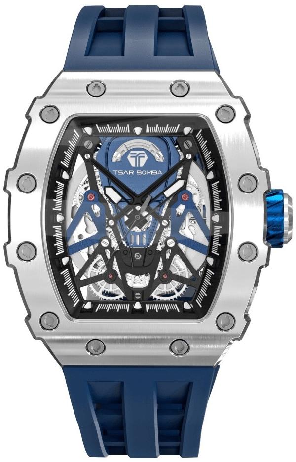 Tsar Bomba Elemental Automatic Silver Blue TB8207A-03