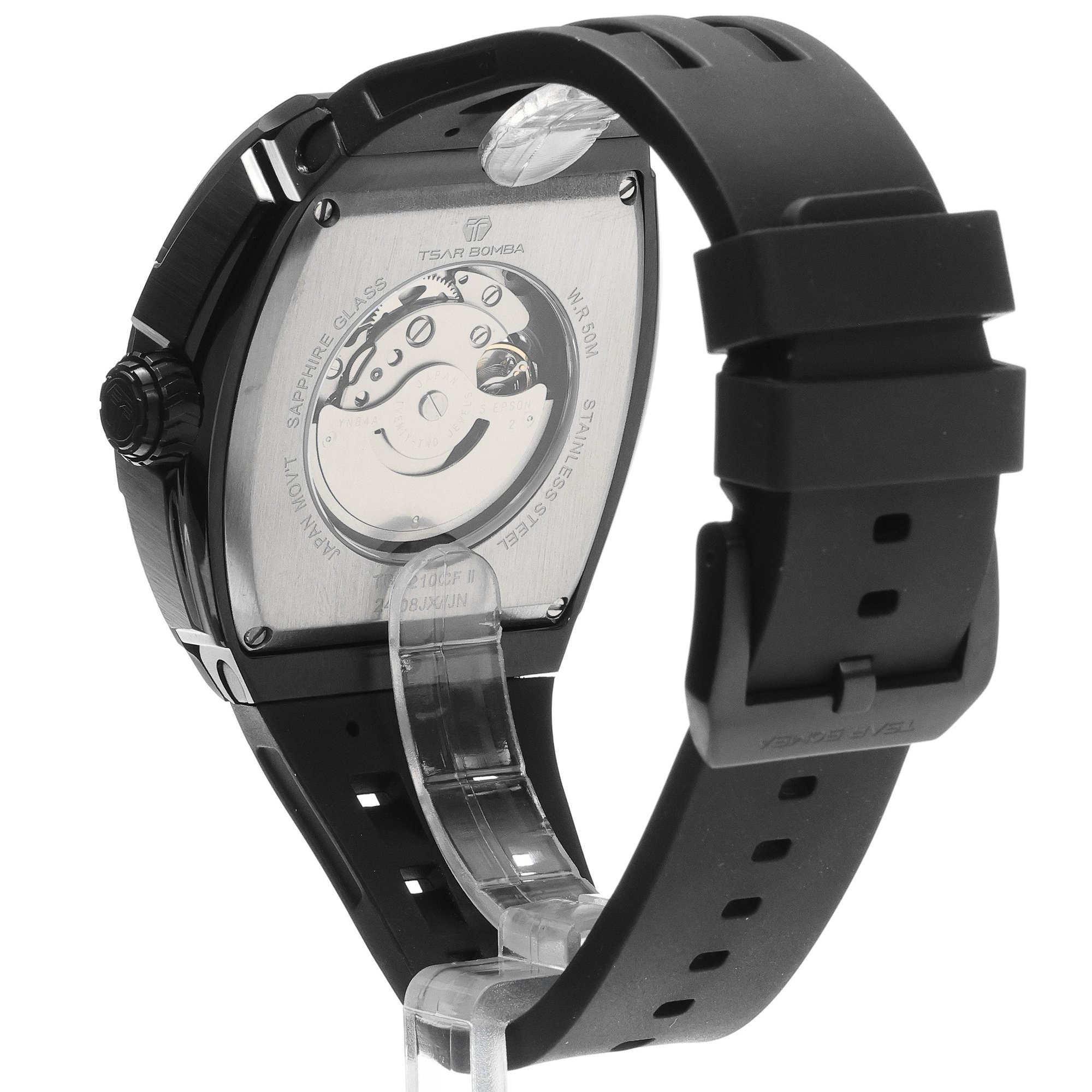 Tsar Bomba TB8210CFII-01 Elemental Carbon Fiber Automatic Black zegarek sportowy Elemental - miniatura 4